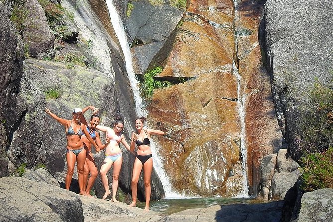 3 Wonderful Waterfalls in a Day - Lagoas Naturais Fafião: water breaks and a bridge stop