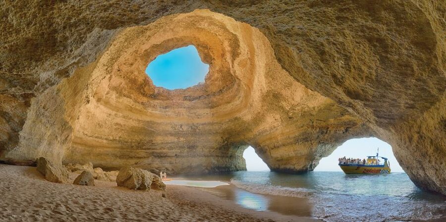 Albufeira: 2.5-Hour Benagil Caves & Dolphin Watching - The swim stop: included, but only when the sea cooperates