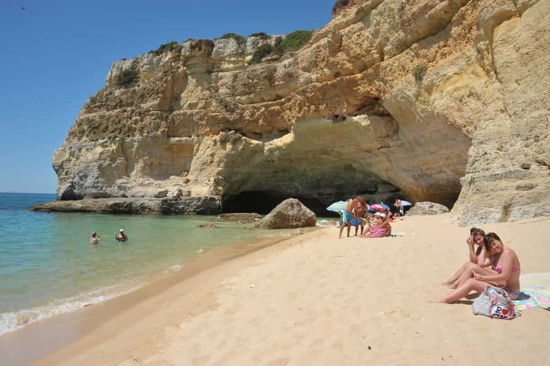 Albufeira: 6-Hour Boat Tour with BBQ and Drinks - Benagil Cave from the entrance: seeing the famous rock without a cave scramble