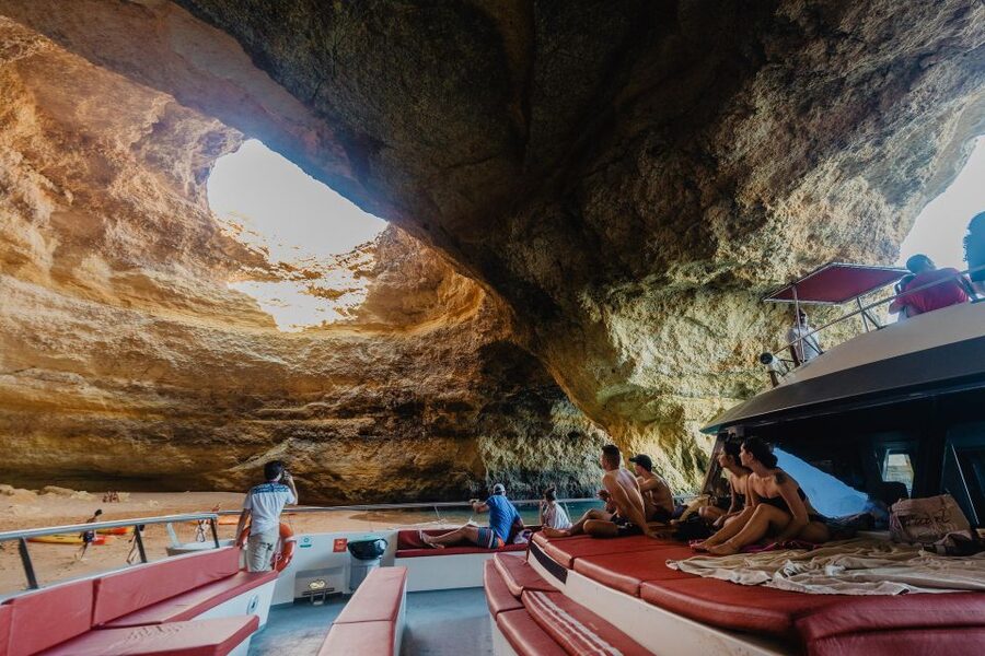Albufeira: Algarve 3-Hour Benagil Sunset and Coastline Tour - Swim stops and sea conditions, how to plan so you are not disappointed