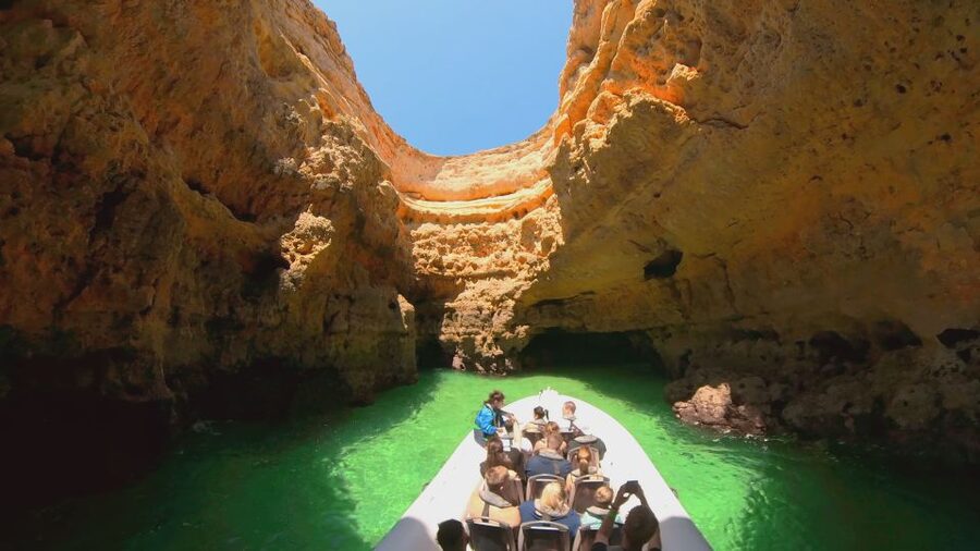 Albufeira: Benagil Cave and Dolphin Sightseeing Boat Cruise - Dolphin spotting: the wild part, with no guarantees