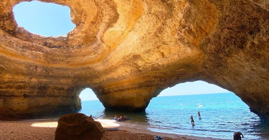 Albufeira: Benagil Caves & Dolphin Watching Speed Boat Tour - The Short Swim Stop in Clear Water (When Seas Allow)