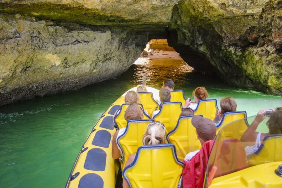 Albufeira: Benagil Caves & Dolphin Watching Speed Boat Tour - Benagil Caves: The Magic Moment and the Rules That Shape It