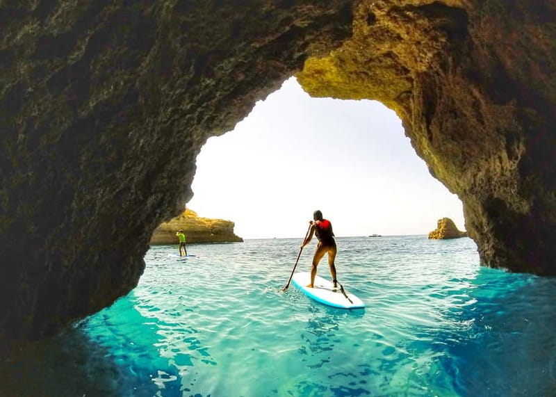 Albufeira: Caves and Beaches SUP Paddleboarding Tour - Paddling Out: Calm Water, Clear Views, and a Guided Pace