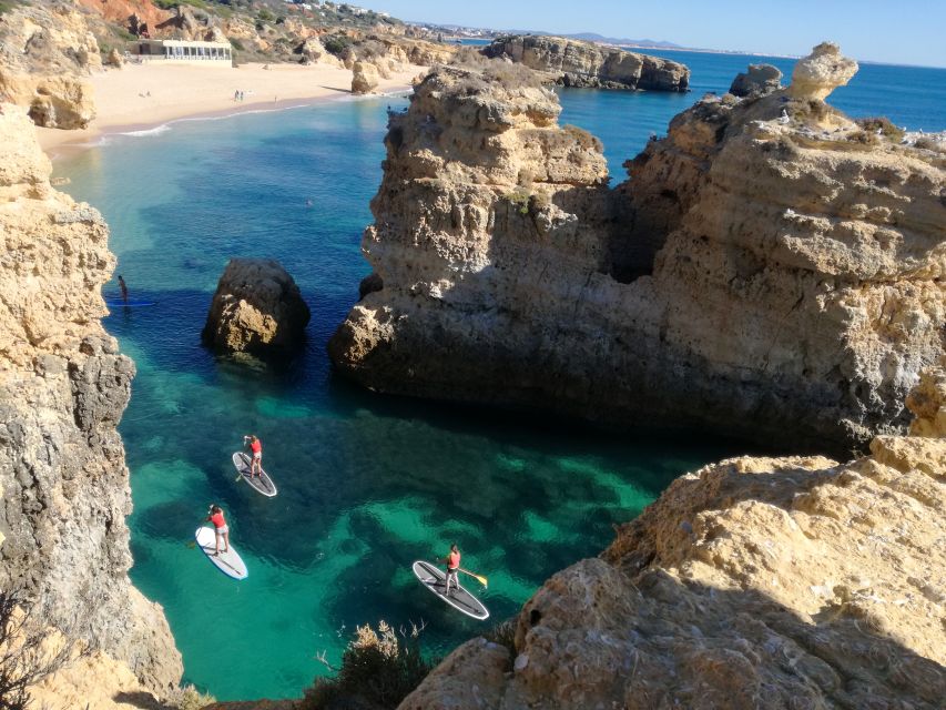 Albufeira: Caves and Beaches SUP Paddleboarding Tour - The Best Break: Stopping on a Desert Beach by Sea
