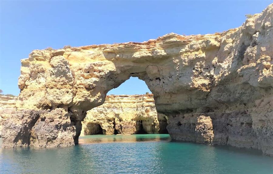 Albufeira: Dolphin Watching and Benagil Cave Boat Cruise - The swim stop: refreshing fun, but plan for wind and splashes