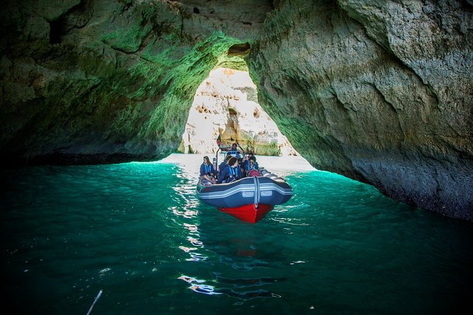 Albufeira: Dolphins and Caves Private Tour - Getting on the water: meeting at Seacret Tours in the marina