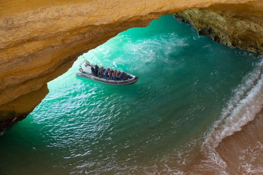 Albufeira: Dolphins & Benagil Caves RIB Tour - What it feels like on board: speed, spray, and how to dress