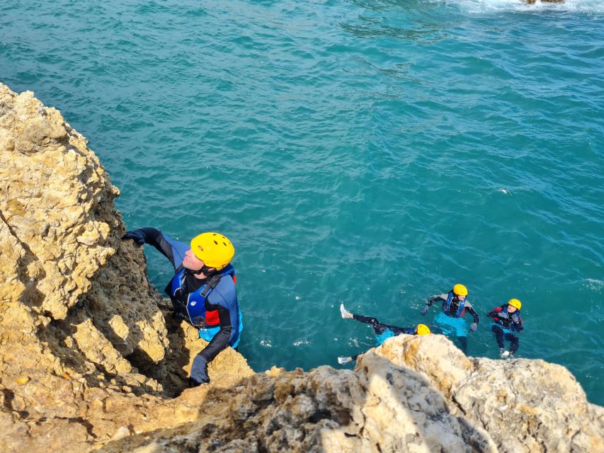 Albufeira: Guided Coasteering Tour with Cliff Jumping - Getting Set Up at São Rafael Beach: Gear, Fit, and Safety Basics