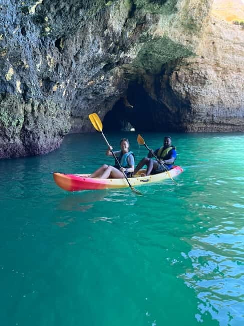 Albufeira: Hidden Beaches & Cliffs Guided Kayak Cave Tour - Equipment and what to bring so you enjoy it more