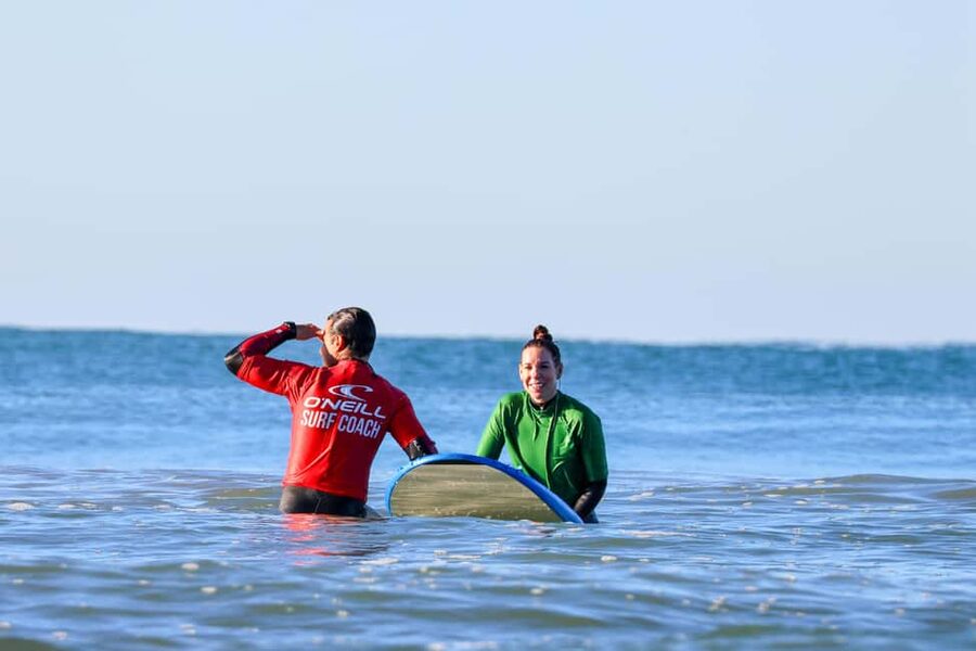 Albufeira: Learn to Surf in Chill Beach Vibes & Good Times - The Lesson Flow: Warm-Up, Wave Catching, Then Standing Up