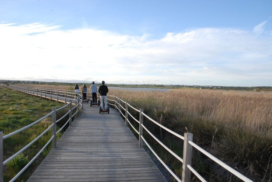 Albufeira: Salgados Nature Reserve Segway Tour - Wooden walkways and cycle areas: what you are really crossing