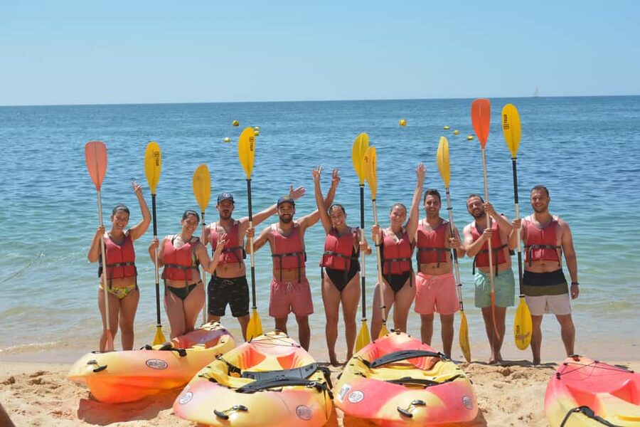 Albufeira: Secret Caves & Beaches Kayak Tour with Swim Stop - The ending return to São Rafael: wrap-up, safe exit, and your calm beach recovery