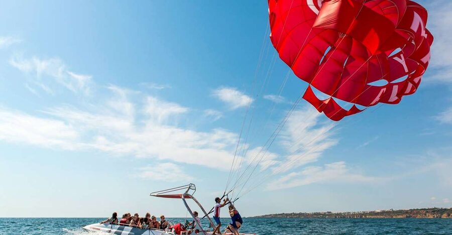 Albufeira: Single, Double or Triple Parasailing Tour - Parasailing Over Albufeira, From Boat Lift-Off to 80-Meter Views