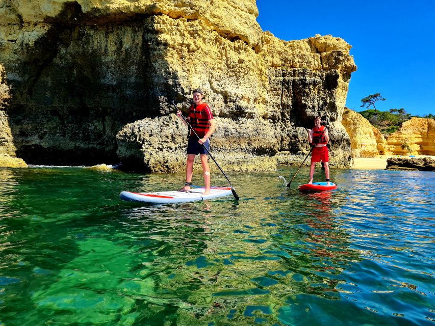 Albufeira: Stand Up Paddle Lesson and Coastal Tour - The coastline route: cliffs, rock formations, and sea caves