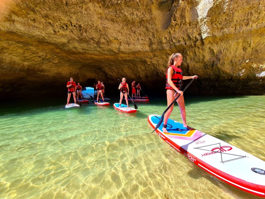 Albufeira: Stand Up Paddle Lesson and Coastal Tour - Before you go: meeting point and what 2.5 hours adds up to