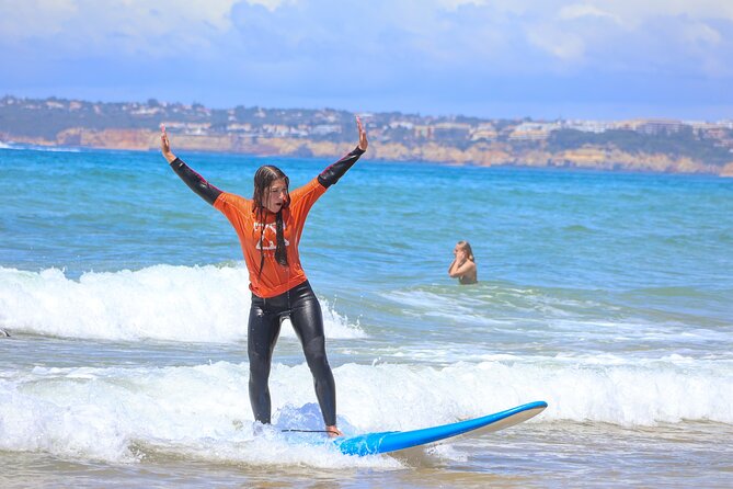 Albufeira Surf Lesson – Wetsuit & Board Included - Gale Beach start, parking-meet simplicity, and getting set fast