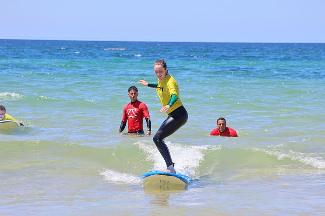 Albufeira Surf Lesson – Wetsuit & Board Included - Small groups mean more than comfort, they mean faster corrections
