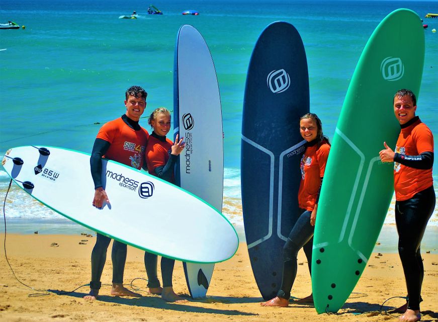 Albufeira: Surfing Lesson at Galé Beach - Galé Beach views and the reality of learning to catch waves