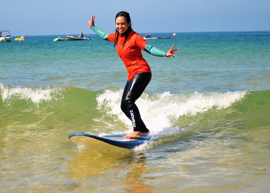 Albufeira: Surfing Lesson at Galé Beach - Equipment and comfort details that make the session easier