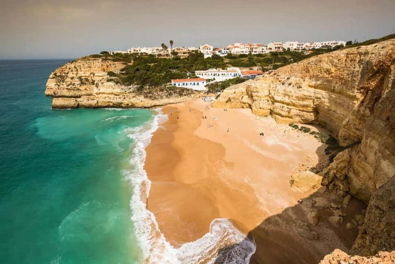 Algarve Adventures from Lisbon + Benagil Cave Boat Tour! - Algar Seco Walkways And Boneca Cave, Cliff Views And Quirky Details