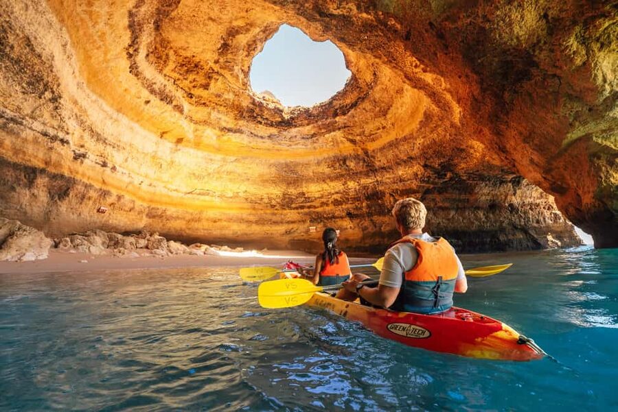 Algarve: Benagil Cave Sunrise Kayak Tour with Shower Use - Price and value: what $47 buys you in 90 minutes