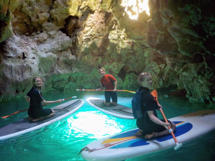 Algarve: Stand Up Paddle Tour w/ Snorkeling to Ingrina Caves - Snorkeling with sea birds and fish: when the day turns underwater