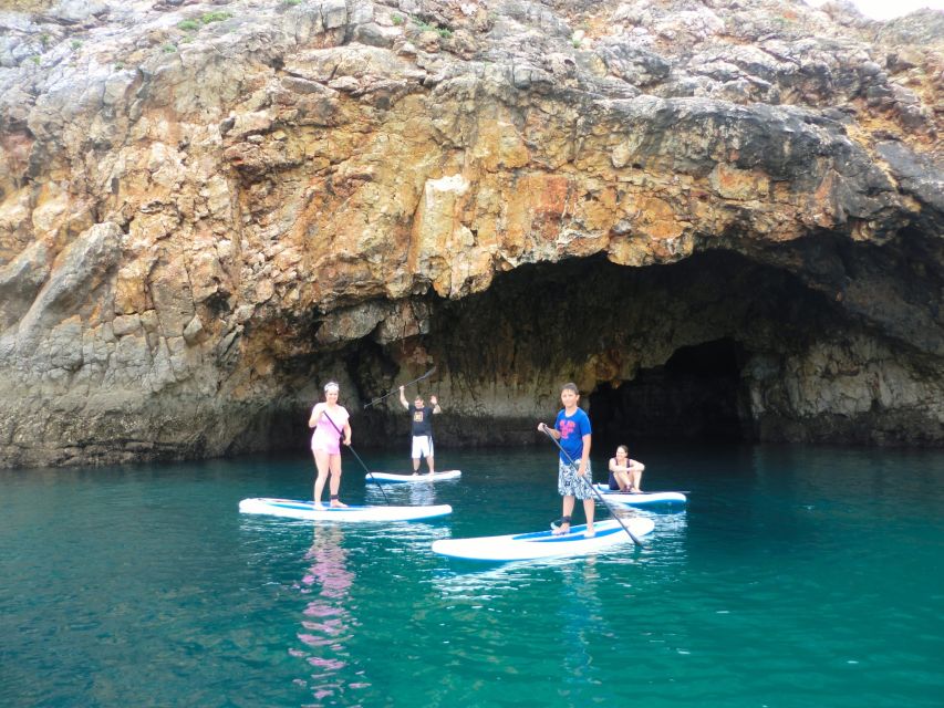 Algarve: Stand Up Paddle Tour w/ Snorkeling to Ingrina Caves - Cliff jumping and the gentler option if you prefer a slower day