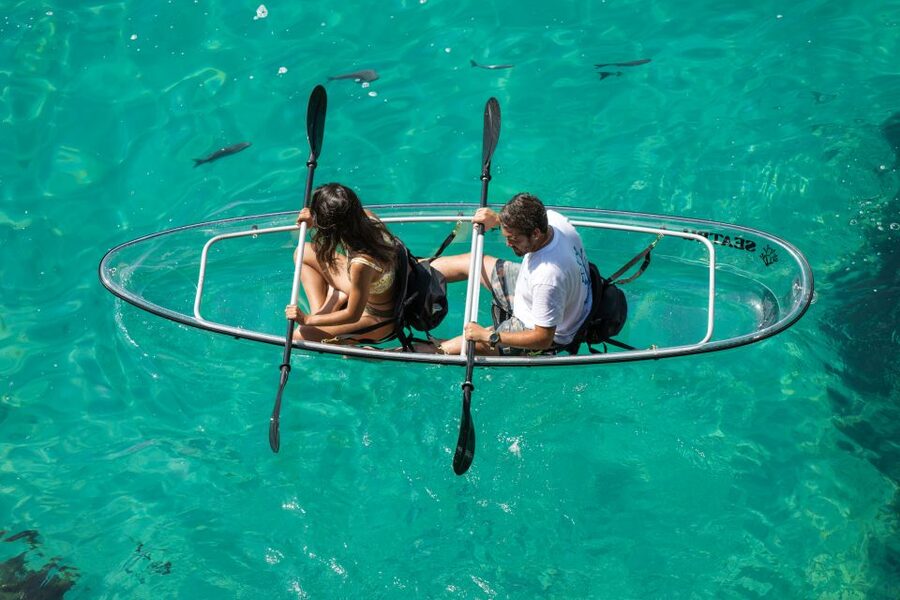 Arrábida: Guided Transparent Kayaking Tour - Galapinhos Beach Break and Snorkeling: The Payoff Stop