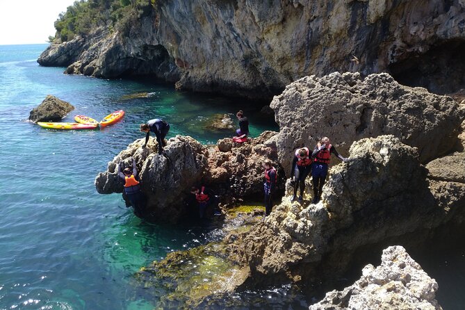 Award Winner Premium Kayak and Coasteering Adventure with Lunch - The Water Action: Snorkeling and Cliff-Jump Moments (When You’re Ready)