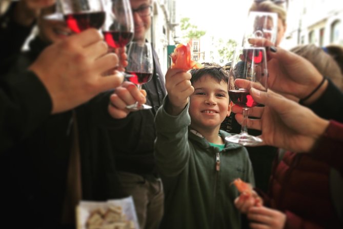 Award-Winning Original Lisbon Food Wine Tour: 19 Curated Tastings - Stop 2 at Praca Martim Moniz: two different tastings, more seated time