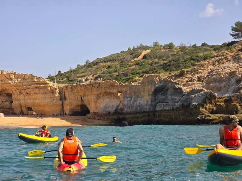 Benagil: Benagil Caves Guided Kayak Tour - Meeting at O Litoral, Then Getting Kitted Up Fast