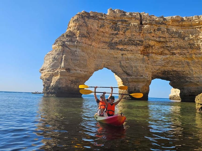 Benagil Cave: Guided Kayak Tour with Caves and Cliffs - Paddling Toward Marinha Beach: Why This Route Feels Like Algarve in Real Time