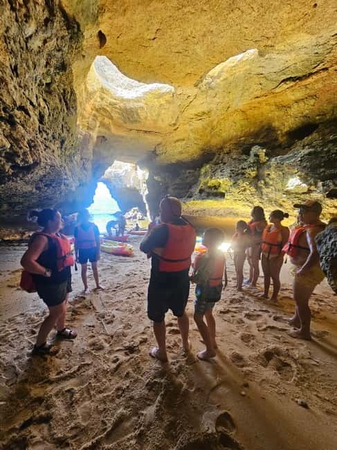 Benagil Cave: Guided Kayak Tour with Caves and Cliffs - Best Time to Go: Early Slots for Quieter Caves