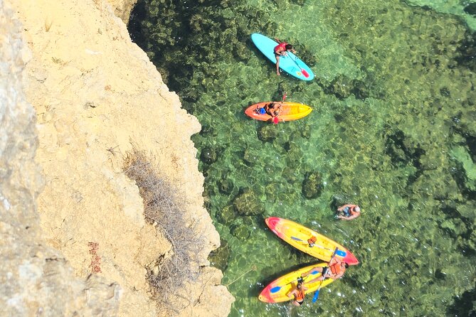 Benagil: Caves, Beaches, and Secret Spots Guided Kayak Tour - What You Learn About Limestone, Wind, and Waves