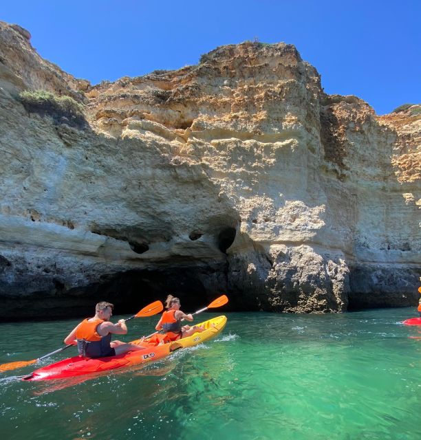 Benagil: Caves, Coves & Secret Beaches Guided Kayaking Tour - Starting at the Stance SUP & Kayak Benagil base and getting ready