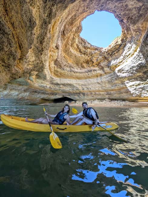 Benagil: Caves & Wild Beaches Tour w/ Local Guide, 4K Photos - Kayak Training and Tight-Cave Etiquette (So You Feel in Control)