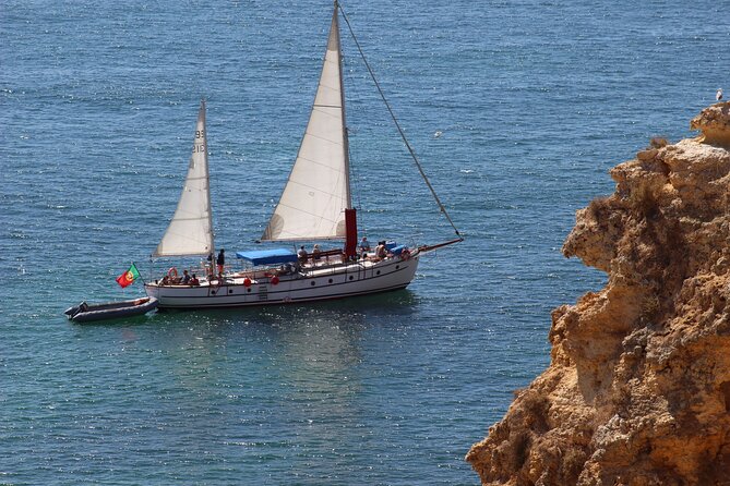 Benagil Coastline Tour - Allboat - Swim stop and the water slider, when conditions allow