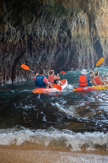 Benagil: Kayak Adventure - The 15-Min Safety Brief on Benagil Beach