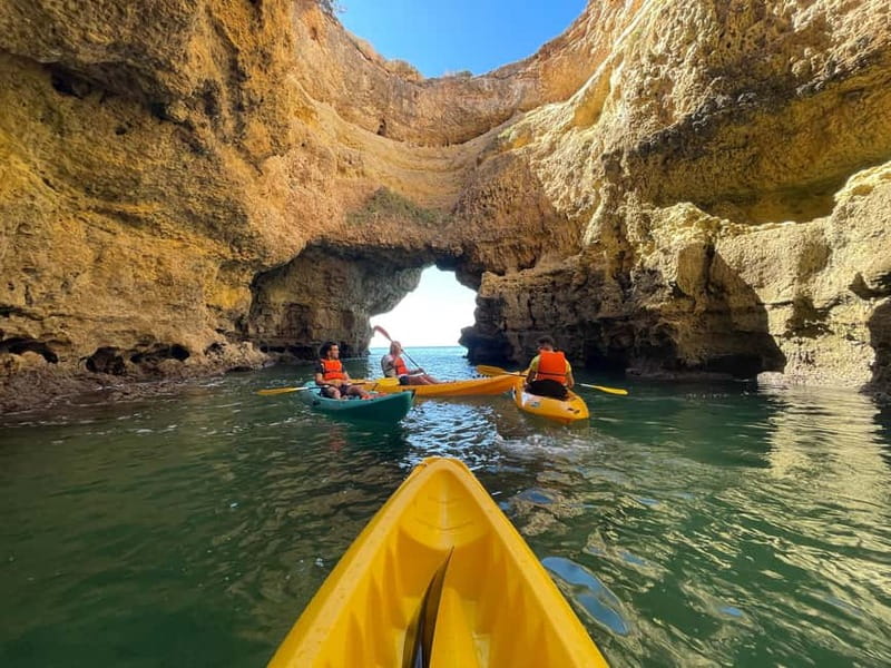 Benagil: Kayak Tour to Benagil Caves – Small Group - How guides shape the experience (David, Luis, Nico, and more)
