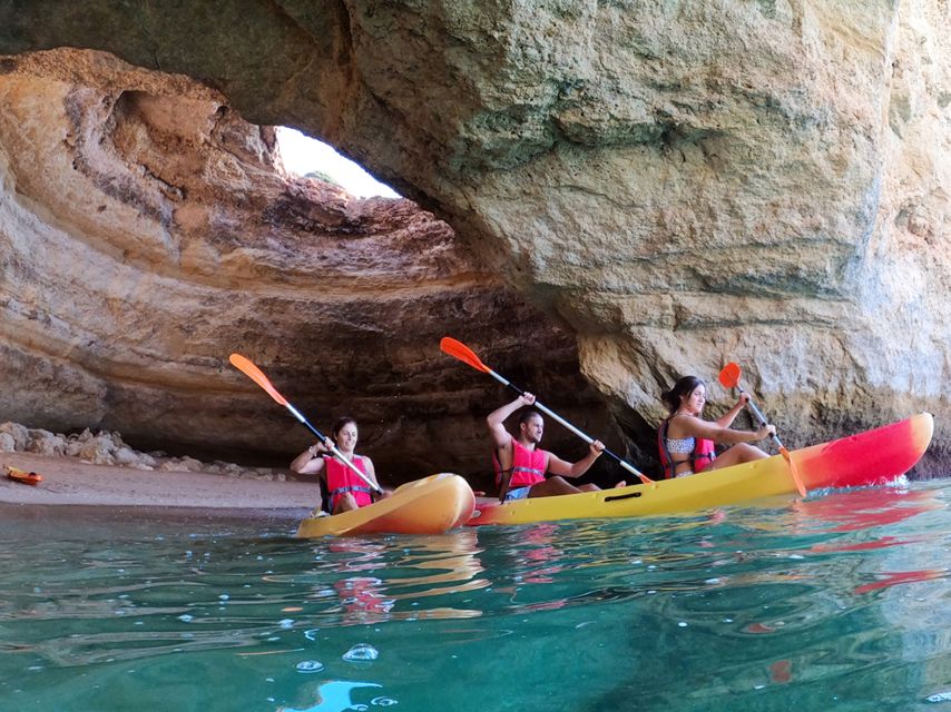 Benagil: Kayaking Adventure in Benagil Caves & Marinha Beach - Meeting at Benagil Beach: quick check-in, then straight to the water