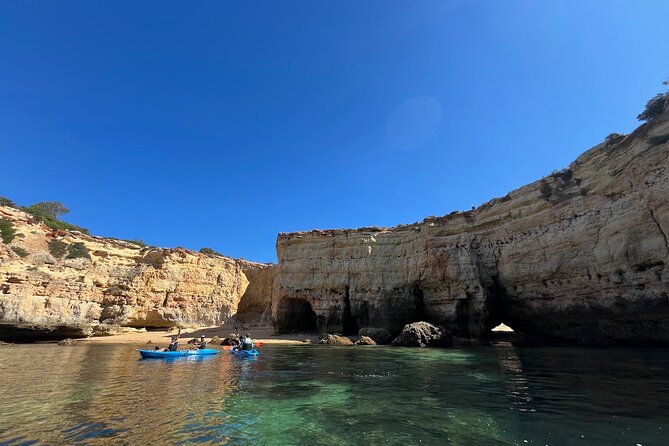 Benagil, Marinha & Albandeira - Kayak w/ Local Guide - Albandeira Beach to the Sea Caves, in a Small-Group Kayak Format