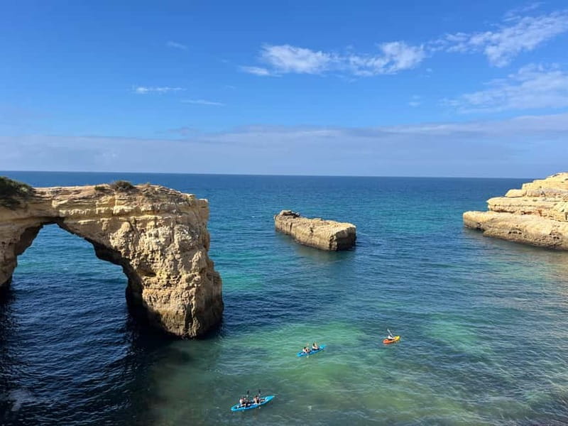 Benagil, Marinha & Albandeira - Kayak w/ Local Guide - Snacks, water, and what’s actually included in the $37