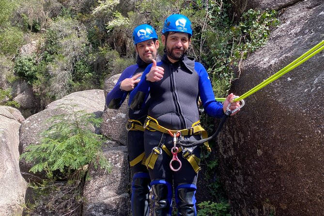 Canyoning Tour Gerês - Abseiling, swimming, optional jumps, and tobogganing