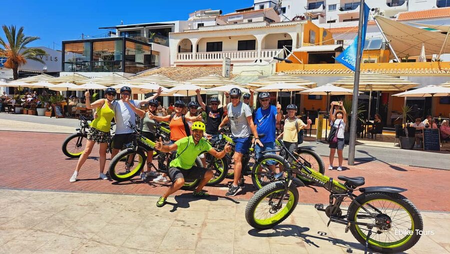 Carvoeiro E-bike Tours - Relax Tour - The fat tire e-bike setup, and why it matters on the climbs