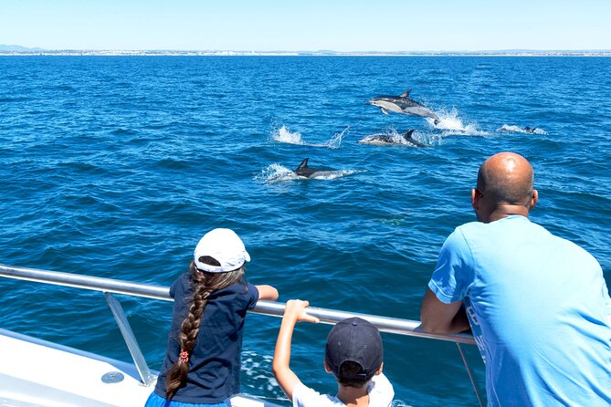 Dolphin Watching and Cave Boat Cruise from Albufeira - The first stretch on the water: coastline views and live commentary