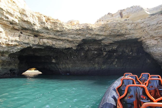 Dolphin Watching and Cave Tour from Vilamoura - Atlantic Air Plus a Fast Run Offshore From Vilamoura
