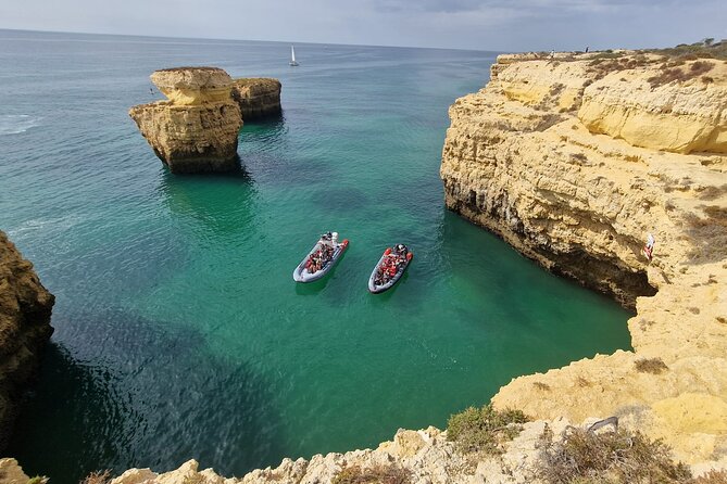 Dolphins Search and Benagil Caves from Albufeira - The Swim Stop: When You Can Get In and How to Make It Easy