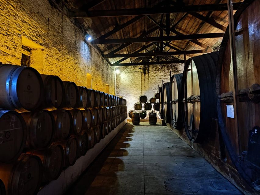 Douro Valley: (Pinhão) Quinta da Foz - Tour&Tasting 5 WINES - The traditional wine cellar: where aging still happens the old way