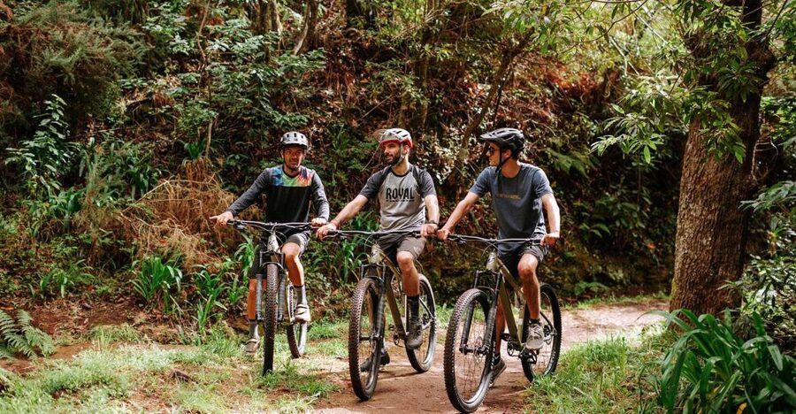 E-Bike Guided Tour - Mountain biking experience - The ride profile: 20 to 25 km, 60% off-road, and the +250 m reality check